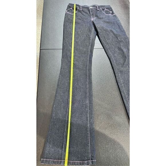 Dolce & Gabbana Women's Bootcut Jeans Casual Blue Denim Dark Wash Size 28x42 - Picture 7 of 15